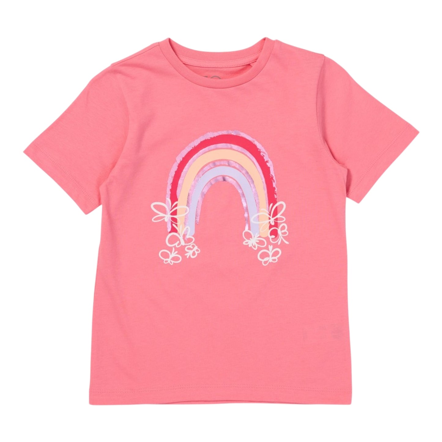 K-D Kids Foil Print Tee - Bubblegum