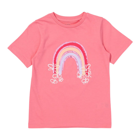 K-D Kids Foil Print Tee - Bubblegum