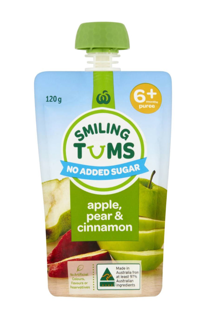 Smiling Tums Apple Pear & Cinnamon 120g