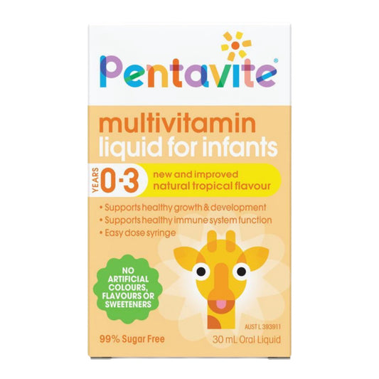 Pentavite Multivitamin Liquid For Infants 30ml Tropical Flavour