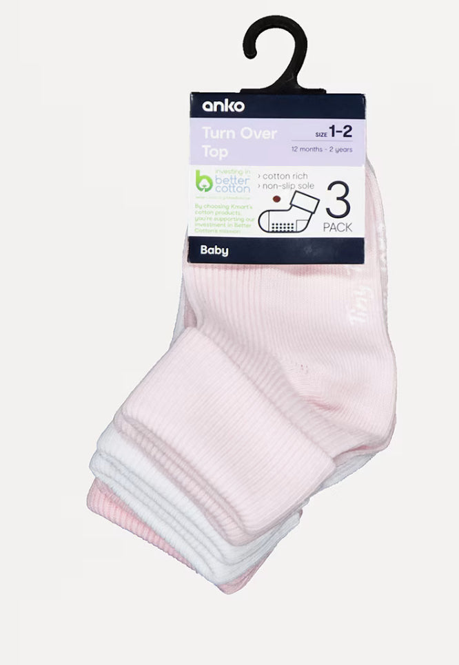 3 Pack Everyday Socks