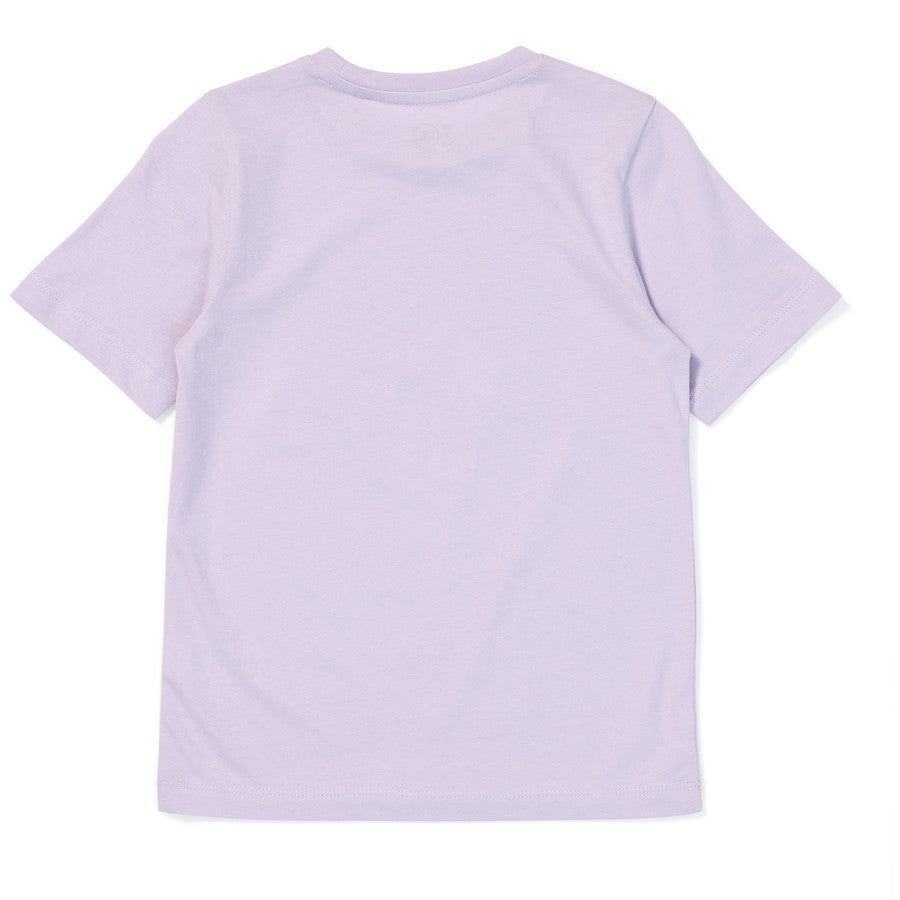 K-D Kids Print Short Sleeve Tee - Pastel Lilac