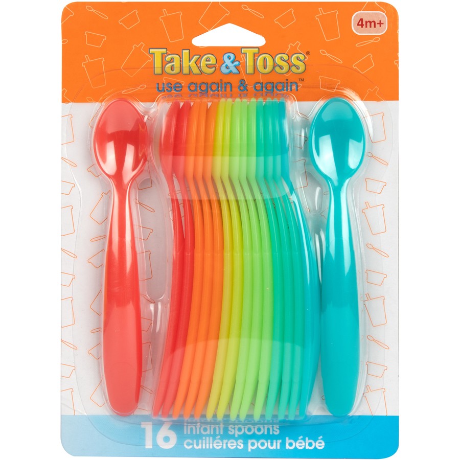 Take & Toss Infant Spoons 16 Pack