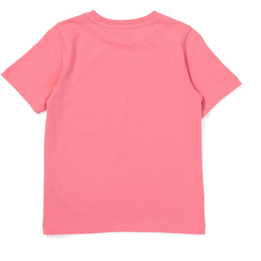 K-D Kids Print Short Sleeve Tee - Bubblegum