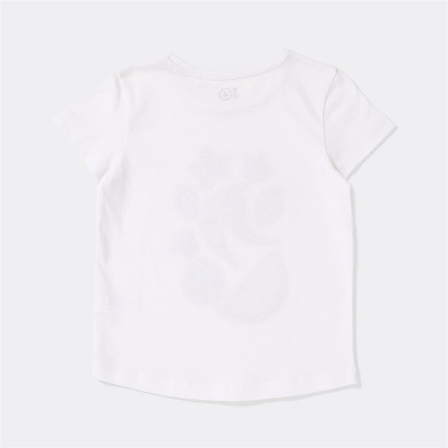 K-D Kids Sequin Tee - White