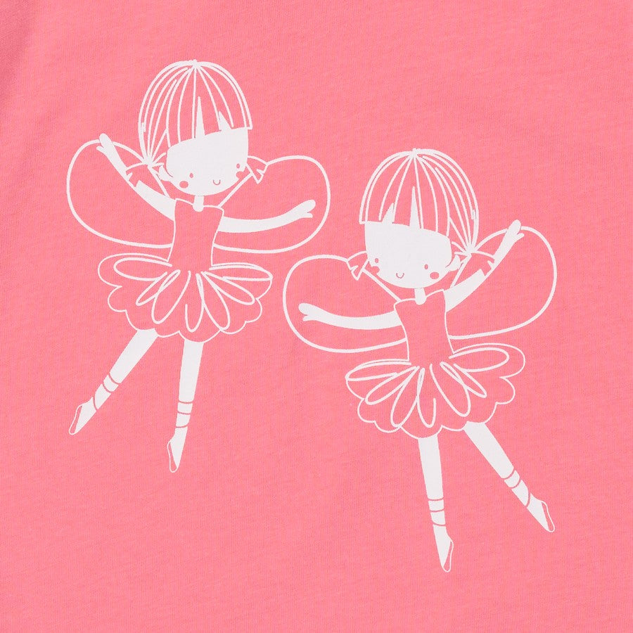 K-D Kids Print Short Sleeve Tee - Bubblegum