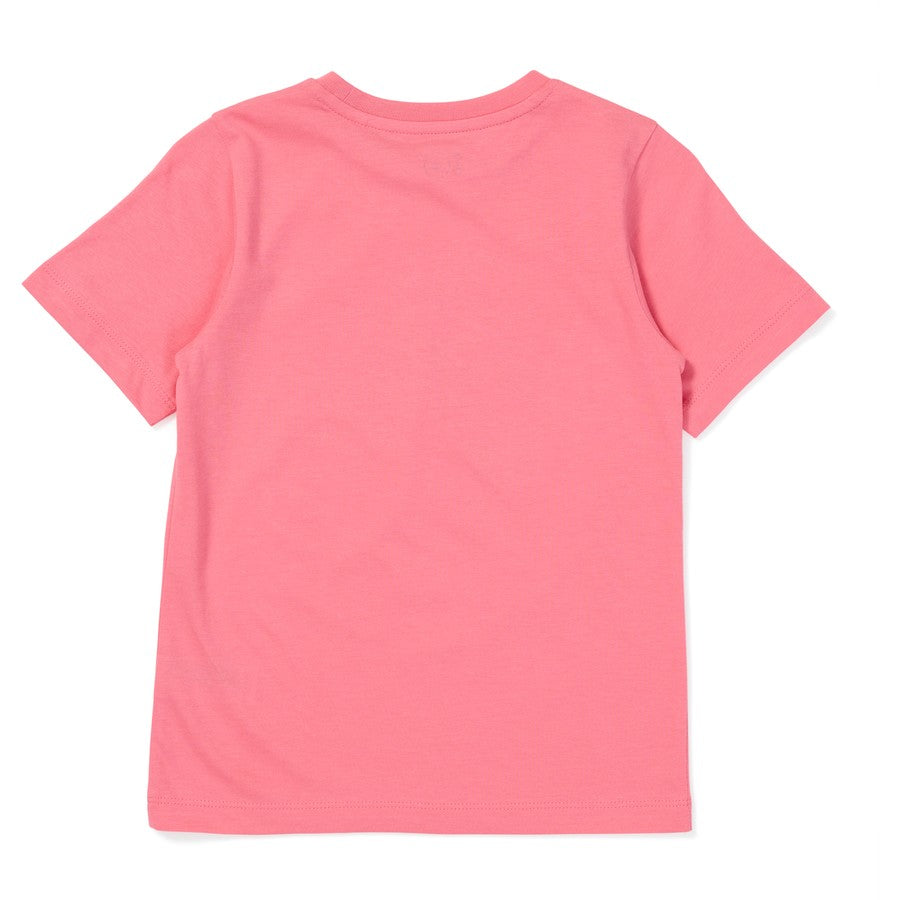 K-D Kids Foil Print Tee - Bubblegum