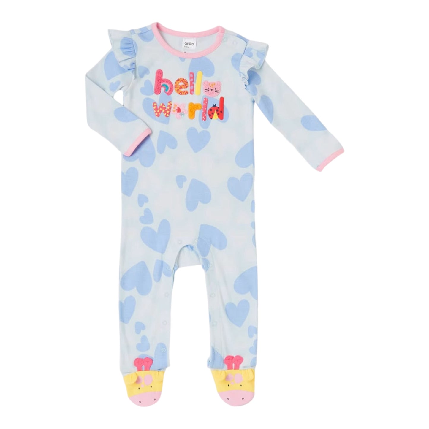 Novelty coverall Hellowld C