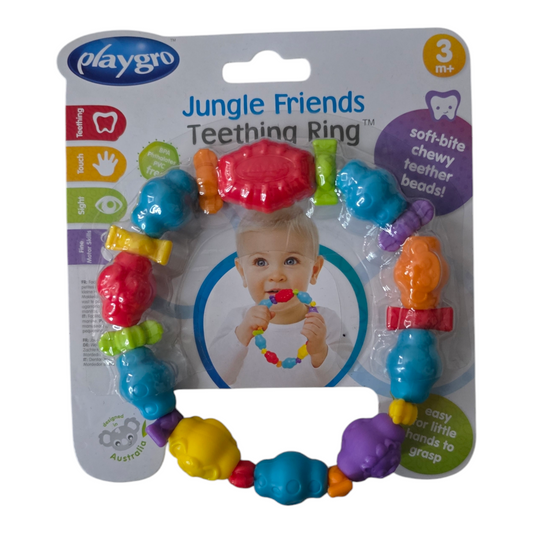 Playgro Jungle Friends Teething Ring