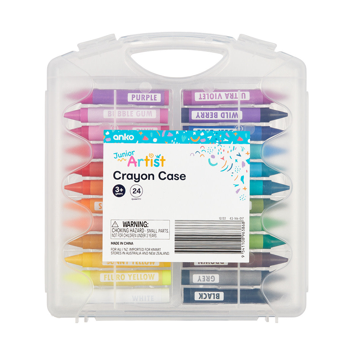 24 Piece Crayon Case