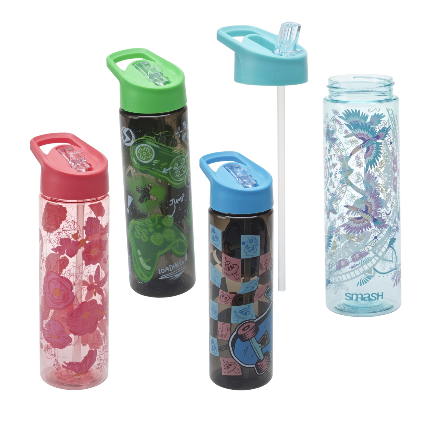 Smash Fashion Sipper Water Bottle 700ml - Assorted*