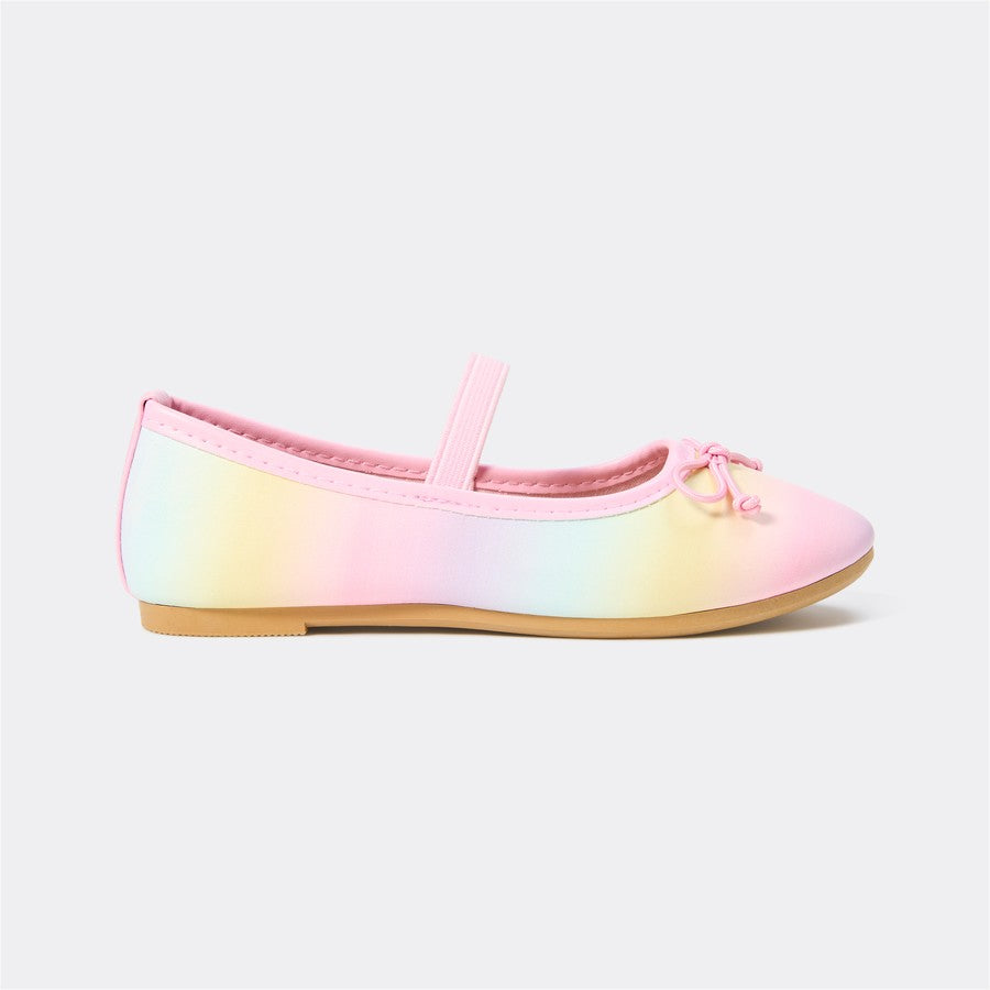 K-D Kids Bow Ballet Flats - Multi