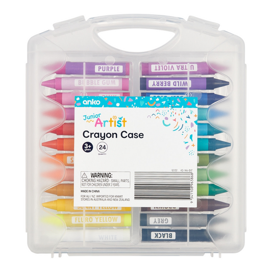 24 Piece Crayon Case