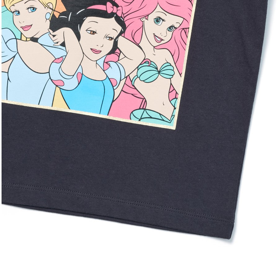 Disney Kids Princess Print Tee - Black