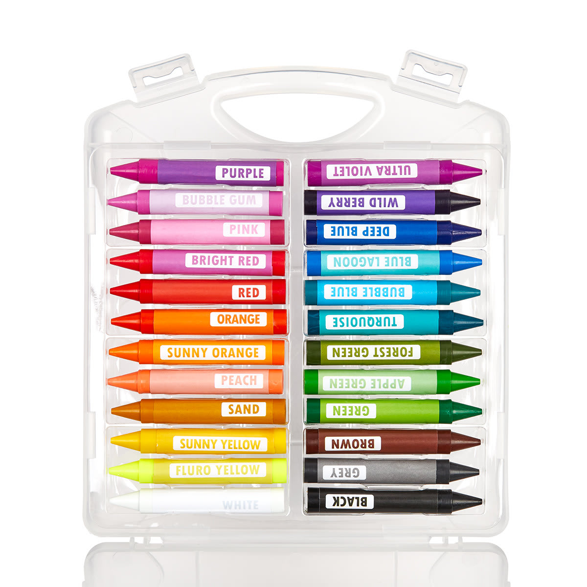 24 Piece Crayon Case