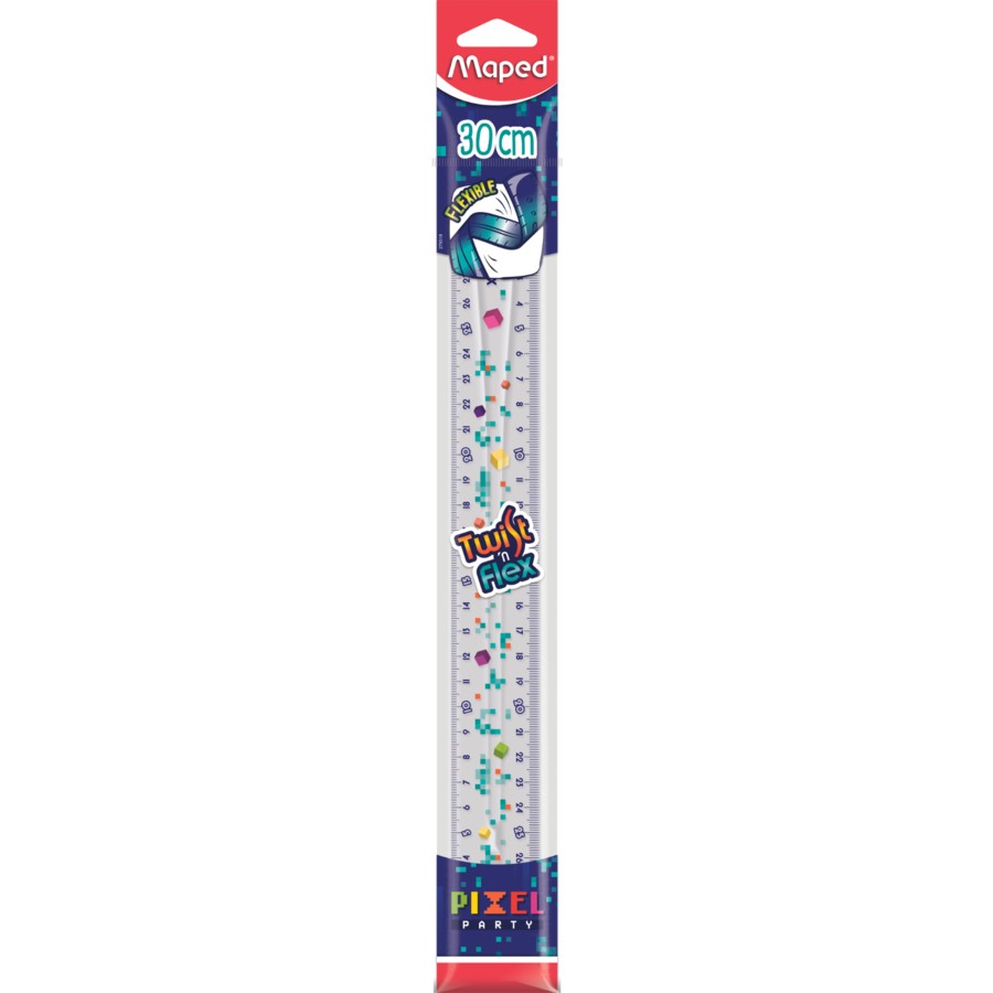 Maped Pixel Party Twist'N'Flex Ruler 30cm