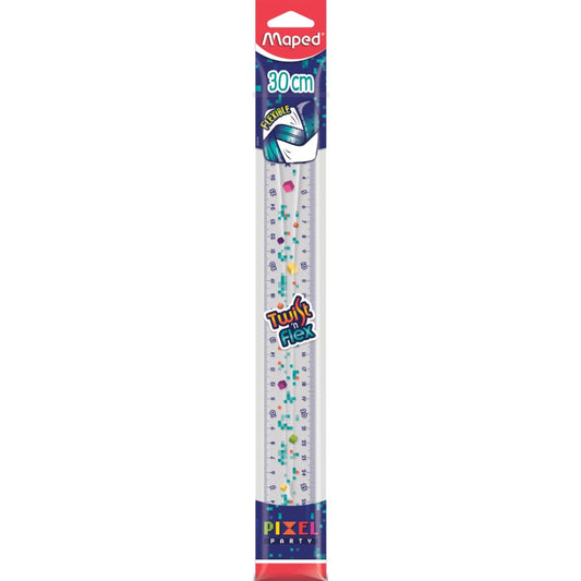 Maped Pixel Party Twist'N'Flex Ruler 30cm