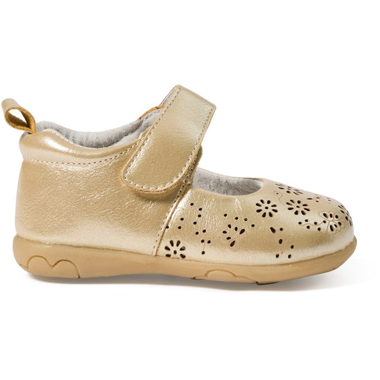 Dymples Baby Mary Jane Shoes - Gold